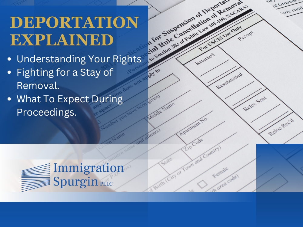 Deportation Defense with Immigration Spurgin - new logo - El Paso, TX