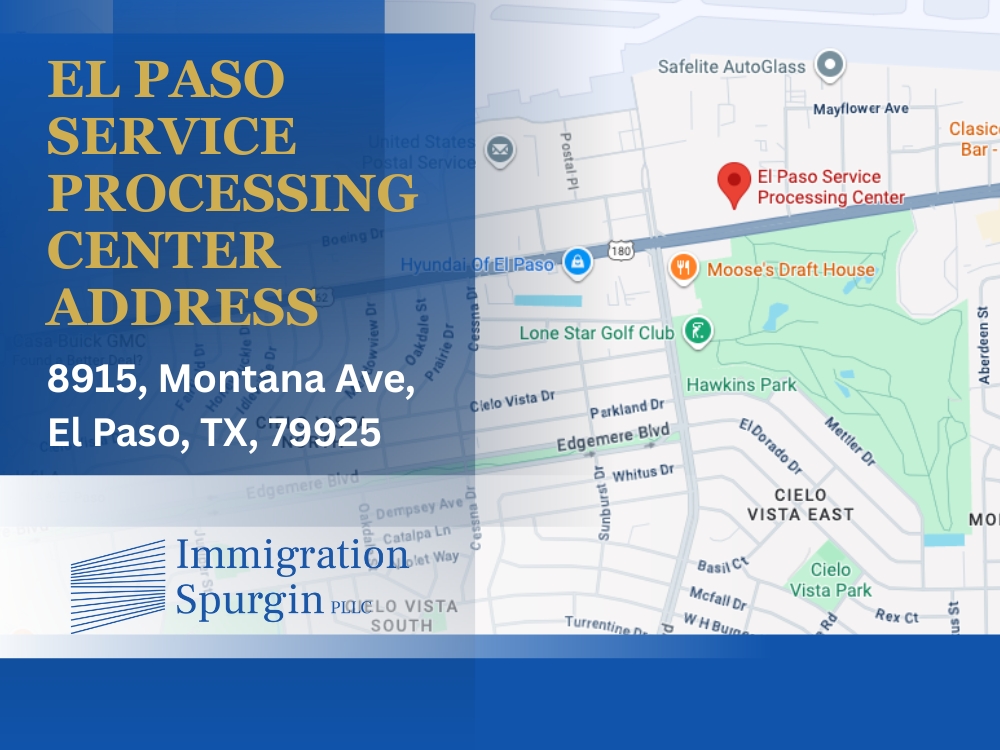 El Paso Service Processing Center, Texas Address - Immigration Spurgin